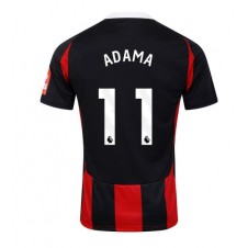 Fulham Adama Traore #11 Bortatröja 2024-25 Korta ärmar
